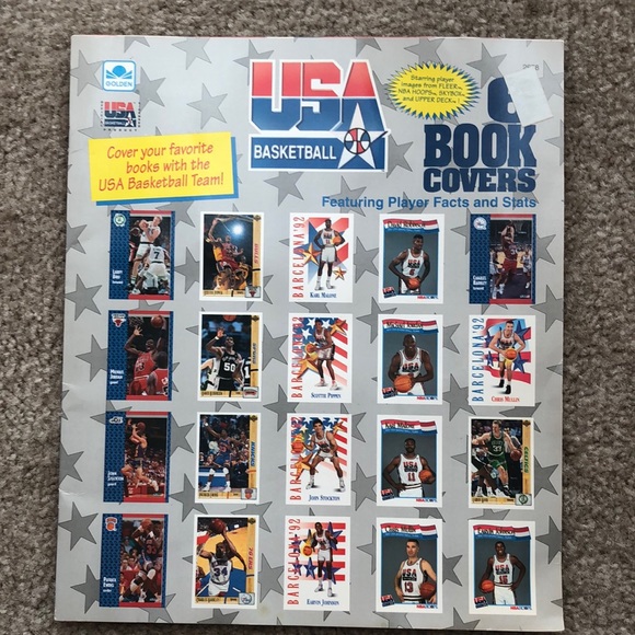1992 USA Basketball Book Covers w/Michael Jordan - Picture 1 of 10
